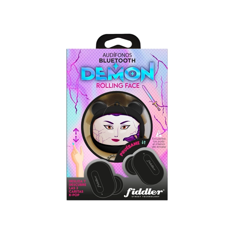 AUDIFONOS BLUETOOTH ROLLING FACE DEMON POP - 4