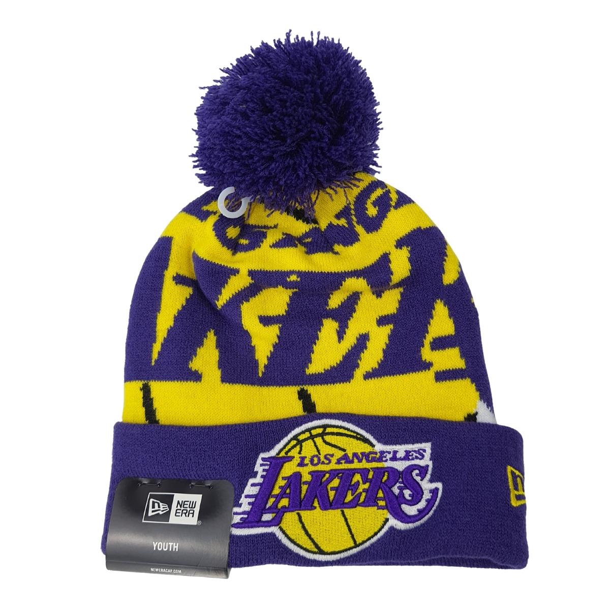 GORRO NEW ERA LOS ANGELES LAKERS SILUETA KNIT BEANIE UNISEX - 1