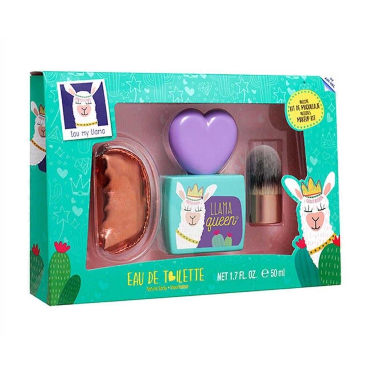 ESTUCHE EAU MY LLAMA QUEEN EDT 50ML+KIT DE MAQUILLAJE MUJER - 1