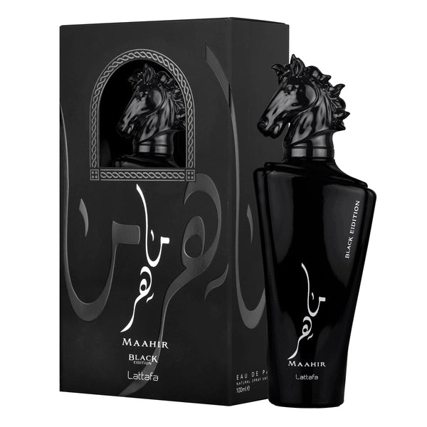 MAAHIR BLACK EDITION 100ML UNISEX LATTAFA PERFUME - 1