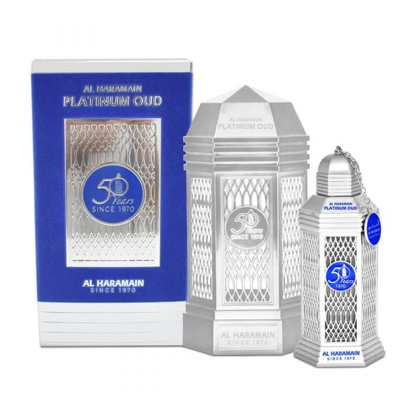 PERFUME PLATINUM OUD AL HARAMAIN EDP 100ML UNISEX - 1