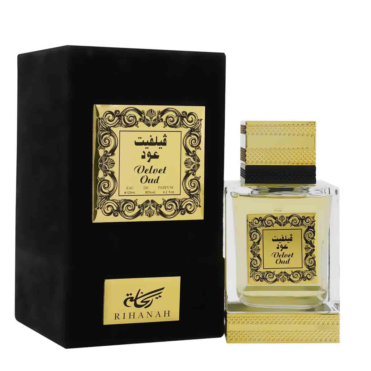 PERFUME VELVET OUD 125ML HOMBRE RIHANAH - 1
