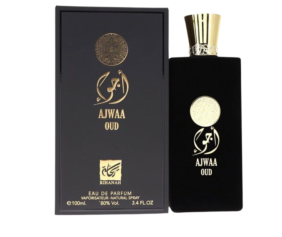 PERFUME AJWAA OUD RIHANAH EDP 100ML UNISEX - 1