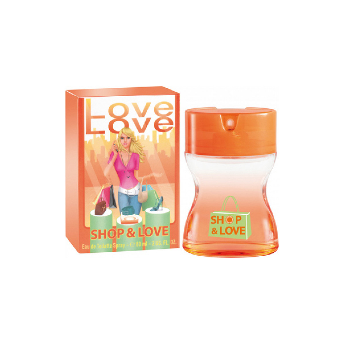 PERFUME LOVE LOVE SHOP LOVE   EDT 100 ML MUJER - 1