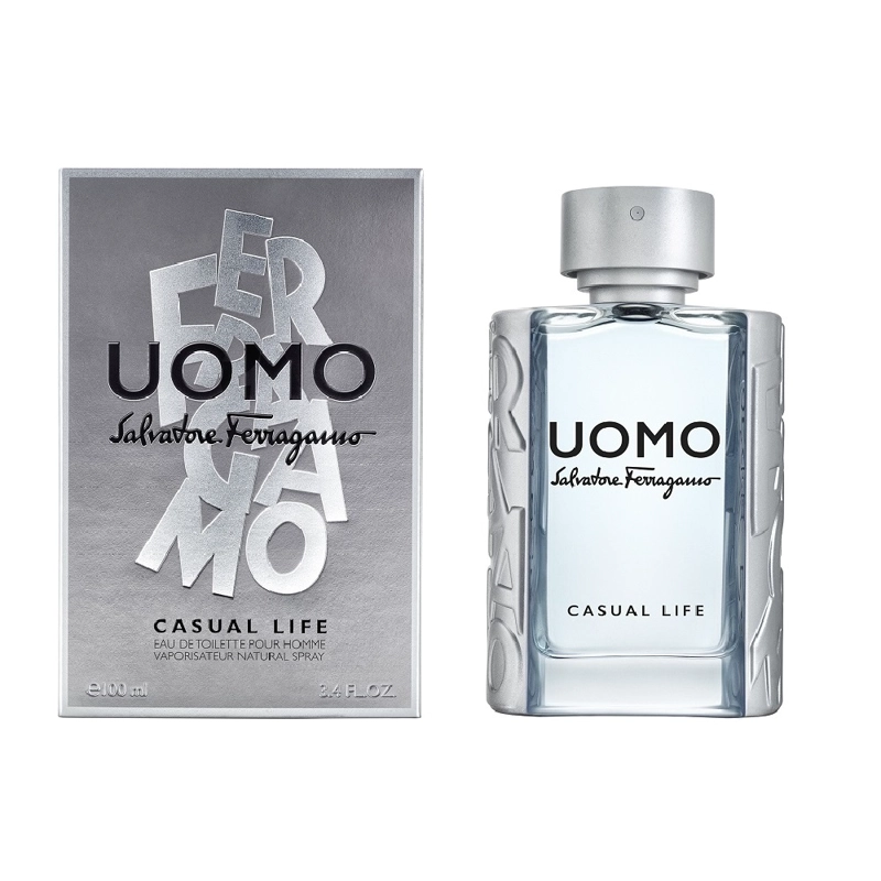 UOMO CASUAL LIFE SALVATORE FERRAGAMO EDT 100ML HOMBRE - 1
