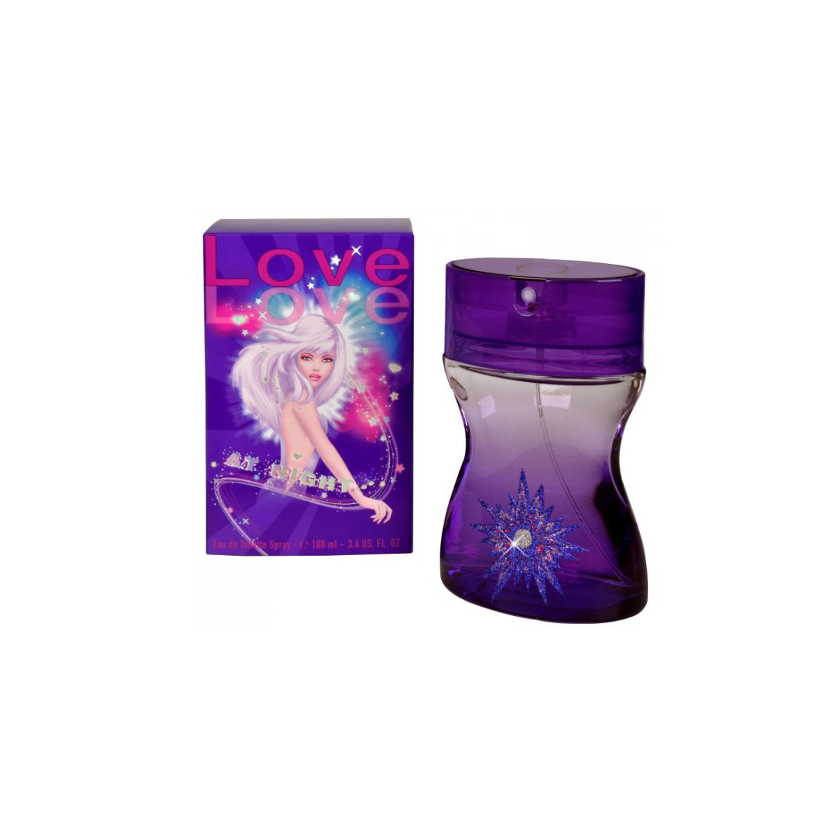 PERFUME LOVE LOVE AT NIGHT EDT 100 ML MUJER - 1