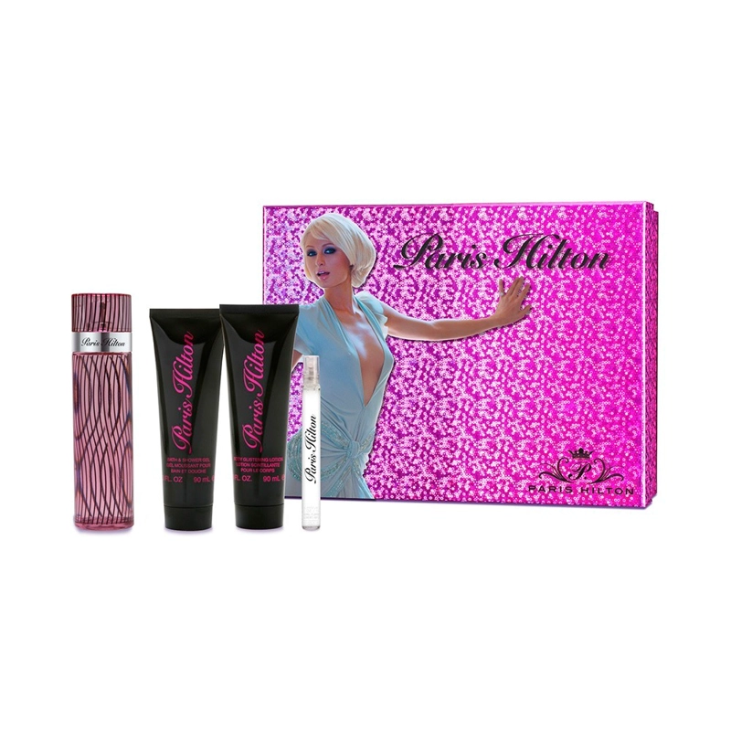 ESTUCHE PARIS HILTON EDP 100ML+90ML B/L+90ML S/G MUJER - 1