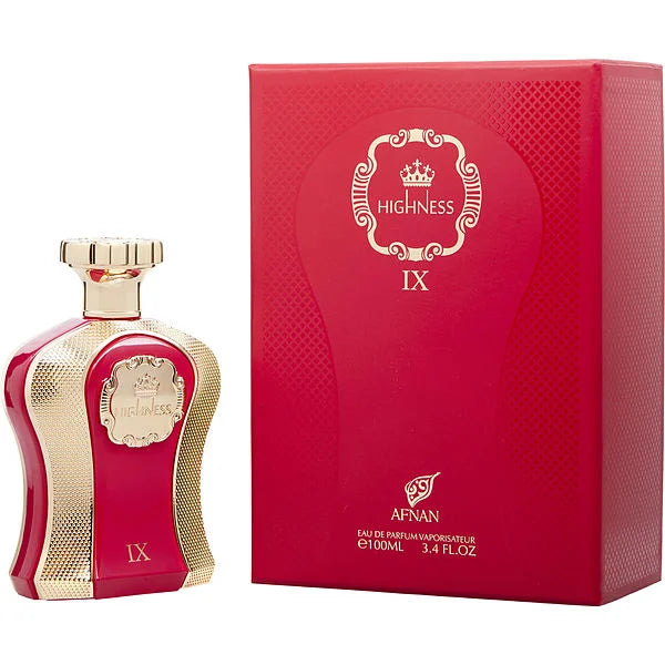PERFUME AFNAN HIGHNESS IX MAROON MUJER EDP 100 ML - 1