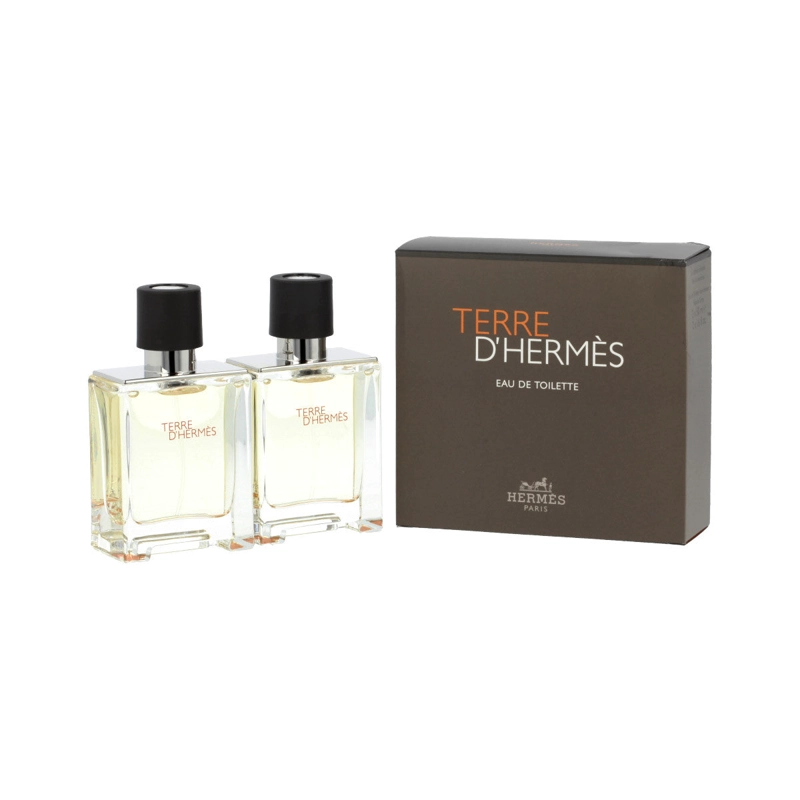 PERFUME HERMES TERRE D ESTUCHE AGUA DE TOCADOR 2 X 50ML - 1