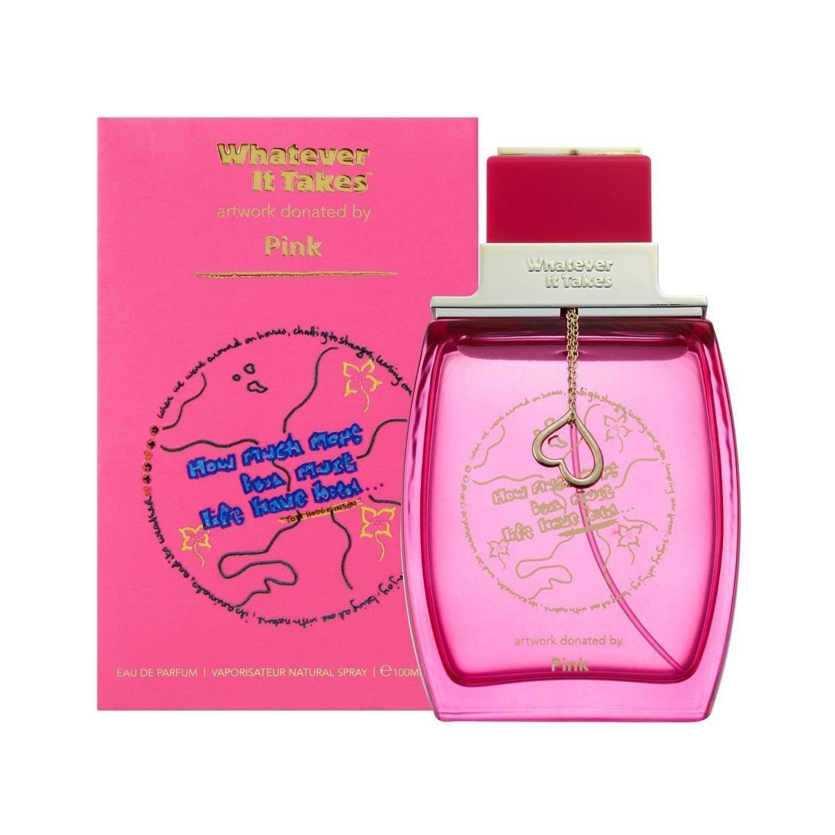 PERFUME WHATEVER IT TAKES PINK MUJER EDP 100 ML - 1