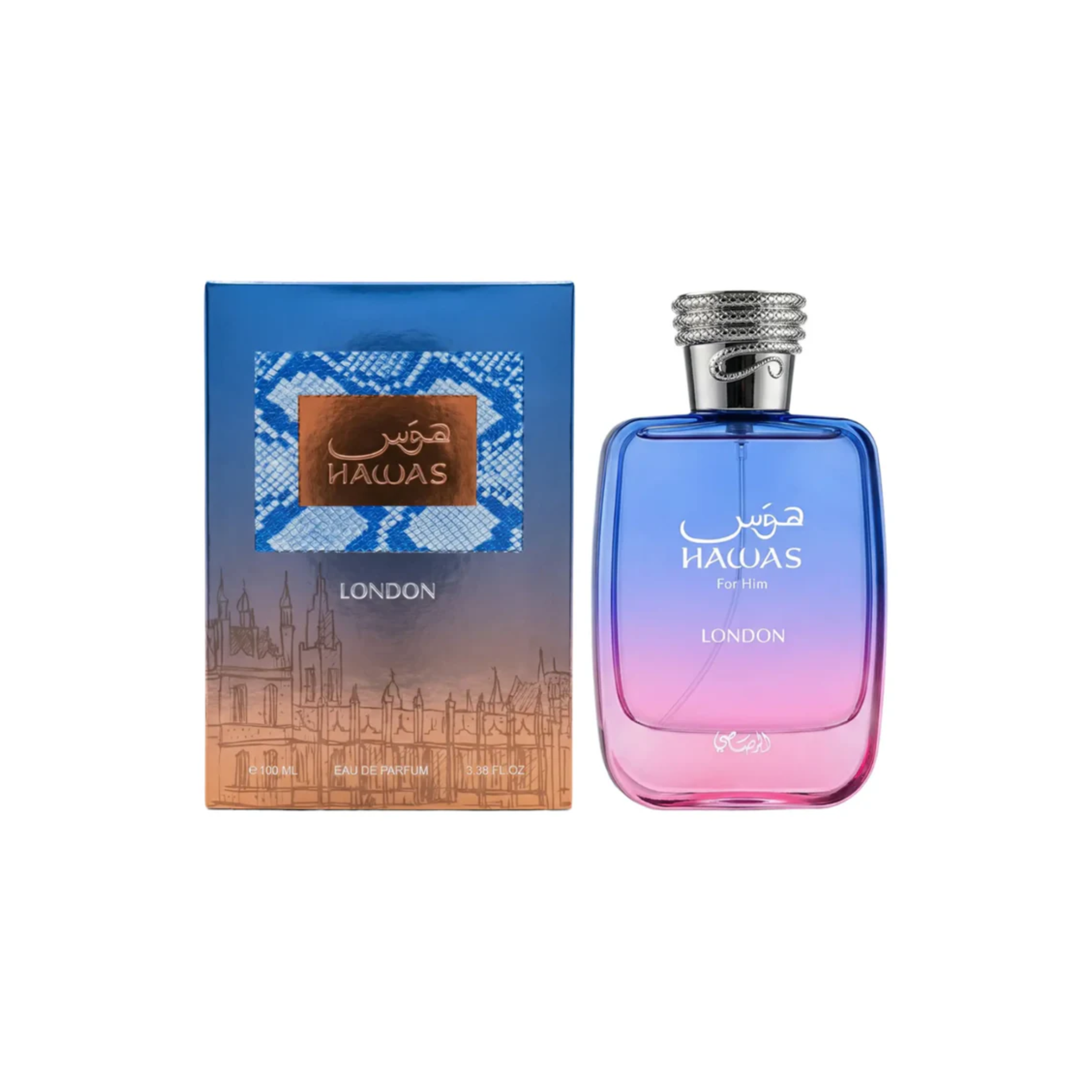 PERFUME HAWAS LONDON  RASASI EDP 100ML UNISEX - 1