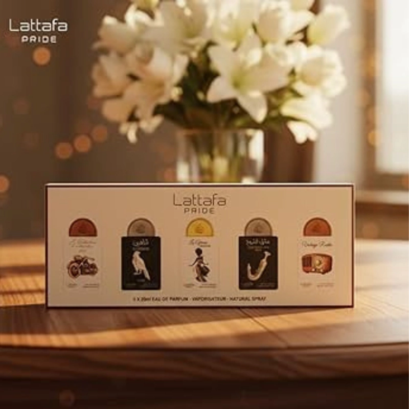 ESTUCHE LATTAFA PRIDE MINIATURA EDP GIFT SET 5*20ML UNISEX 8061 - 1
