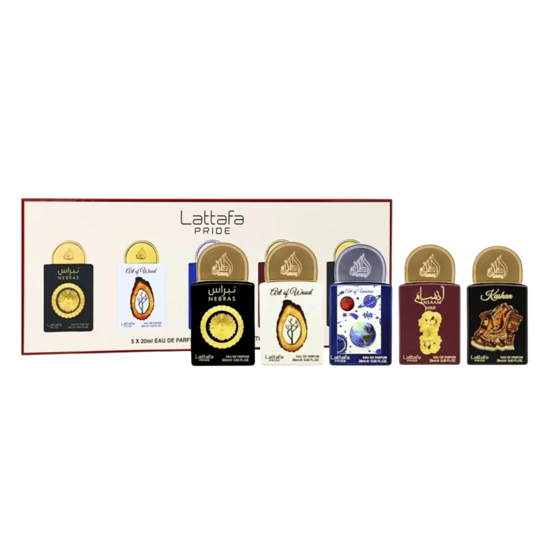ESTUCHE LATTAFA PRIDE MINIATURA EDP GIFT SET 5*20ML UNISEX 8092 - 1