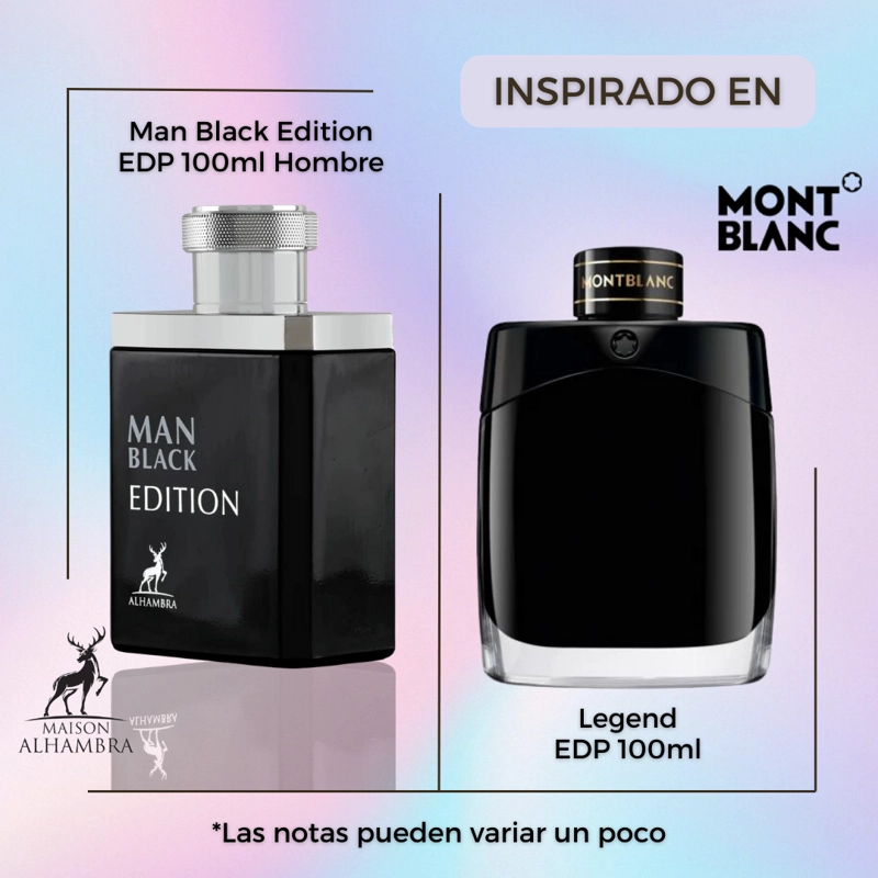 MEN BLACK EDITION MAISON ALHAMBRA EDP 100ML HOMBRE - 1