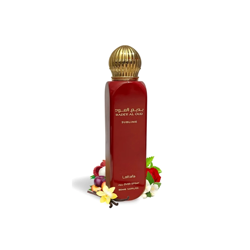 BADEE AL OUD SUBLIME LATTAFA ALL OVER PERFUME SPRAY 150ML UNISEX - 1