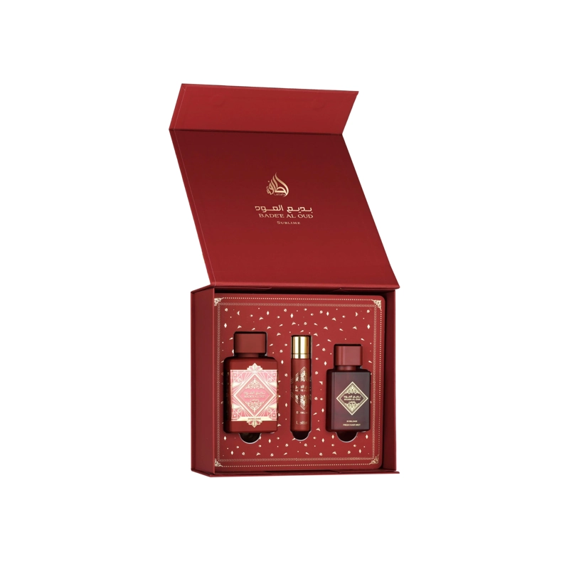 ESTUCHE BADE AL OUD  SUBLIME EDP 100ML + 12ML+ HAIR MIST 50ML UNISEX - 1
