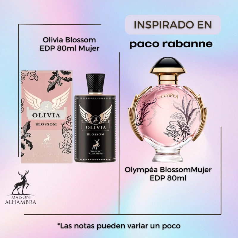 OLIVIA BLOSSOM MAISON ALHAMBRA EDP 80ML MUJER - 1