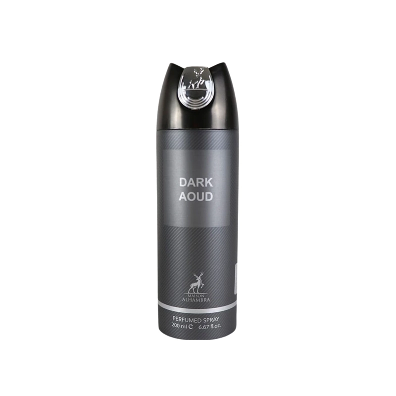 DESODORANTE DARK AOUD MAISON ALHAMBRA 200ML UNISEX - 1