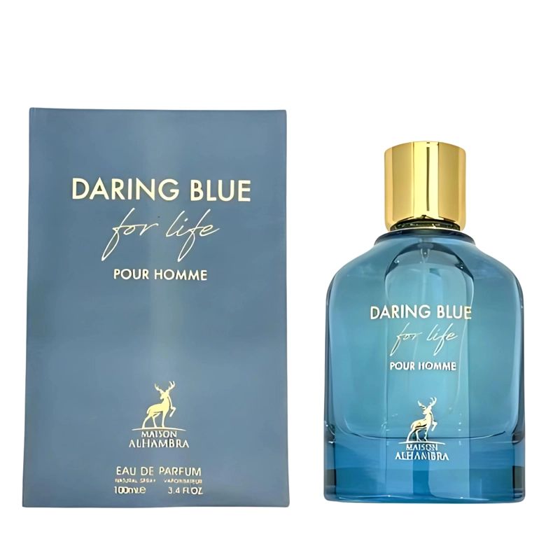 DARING BLUE FOR LIFE POUR HOMME MAISON ALHAMBRA EDP 100ML HOMBRE - 1