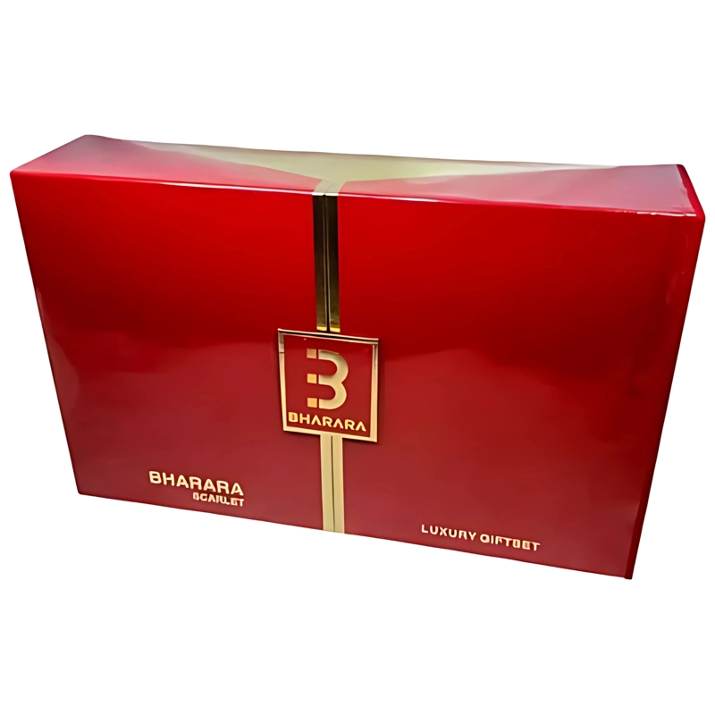 ESTUCHE BHARARA SCARLET 100ML+200ML B/L+200ML S/G+10ML UNISEX - 1