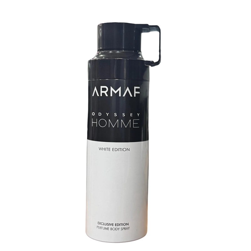 DESODORANTE ODYSSEY HOMME WHITE EDITTION ARMAF 200ML HOMBRE (TAPA NEGRO) - 1