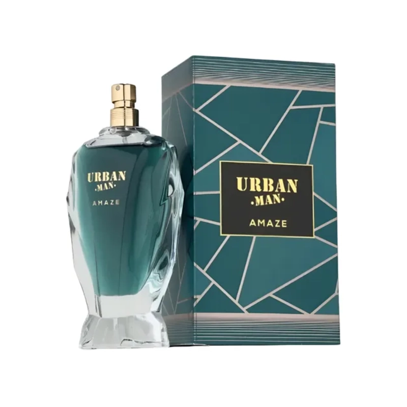 URBAN MAN AMAZE FRAGRANCE WORLD EDP 90ML HOMBRE - 1