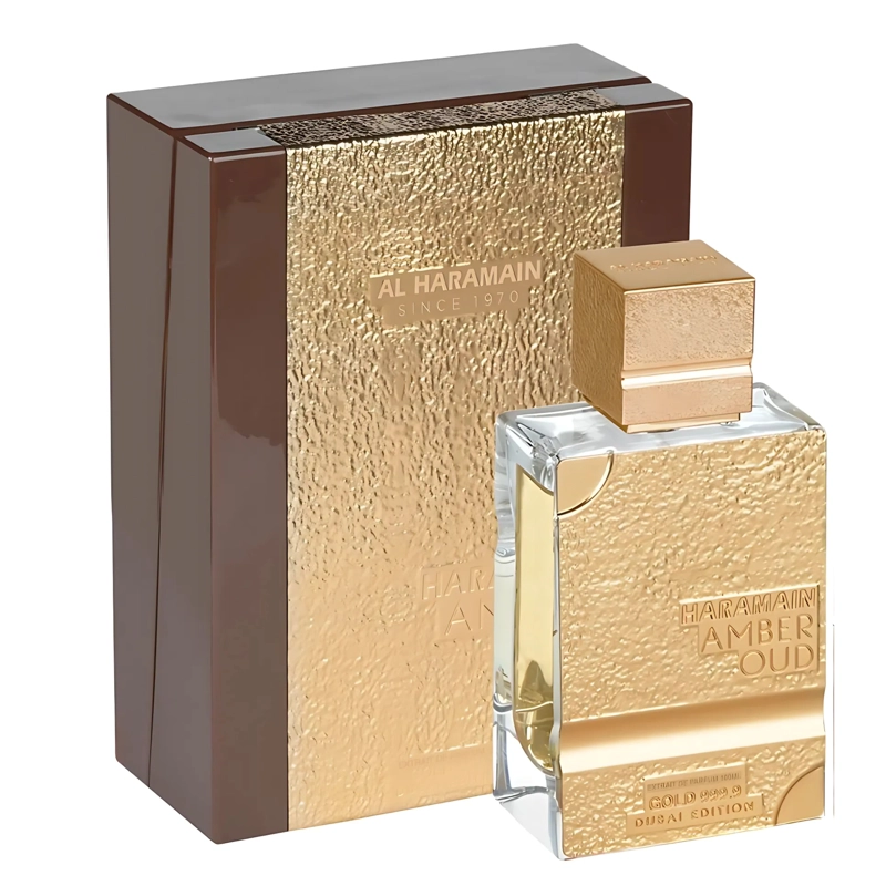 AMBEROUD GOLD 999.9 DUBAI EDITION AL HARAMAIN EXTRAIT PARFUM 100ML UNISEX - 1
