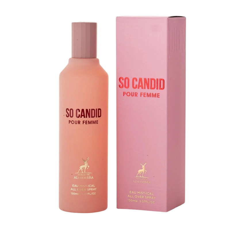 SO CANDID POUR FEMME MAISON ALHAMBRA ALL OVER PERFUME 150ML MUJER