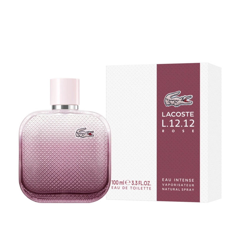 LACOSTE L.12.12 ROSE INTENSE EDT 100ML MUJER - 1
