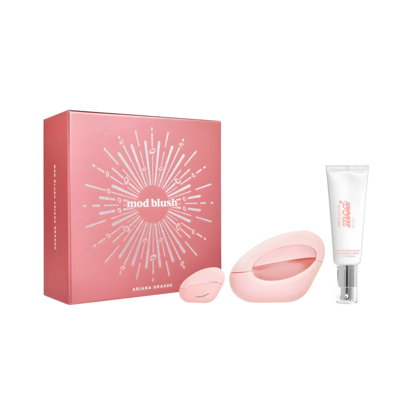 ARIANA GRANDE SET MOD BLUSH EDP 100ML + MINI 7.5ML + CREMA 50ML MUJER - 1