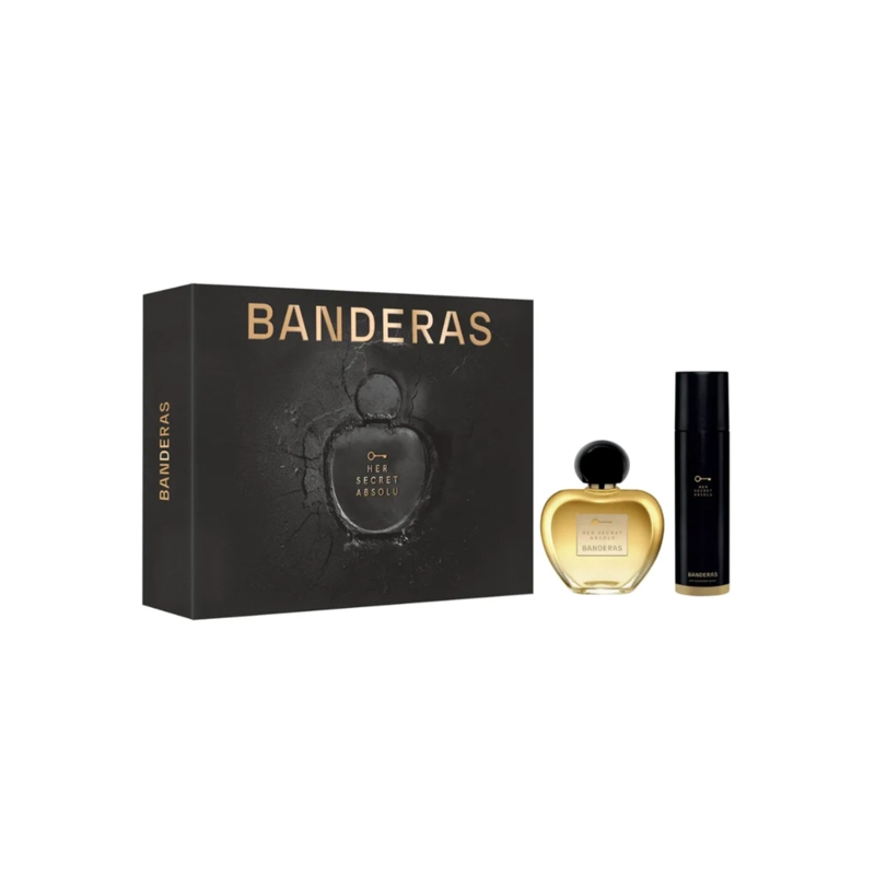 ESTUCHE HER SECRET ABSULU ANTONIO BANDERAS EDP 80ML + DEO 150ML MUJER - 1