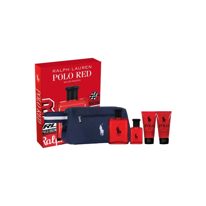 ESTUCHE RALPH LAUREN MEN'S POLO RED GIFT SET FRAGRANCES HOMBRE - 1