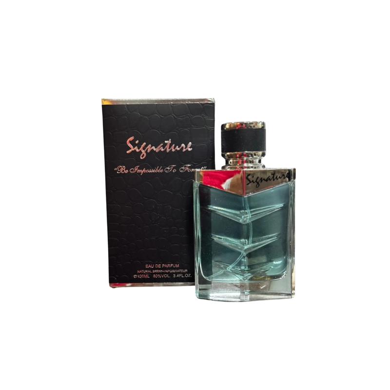 SIGANTURE BE IMPOSSIBLE TO FORGET AURORA SCENTS EDP 100ML HOMBRE (NEGRO) - 1