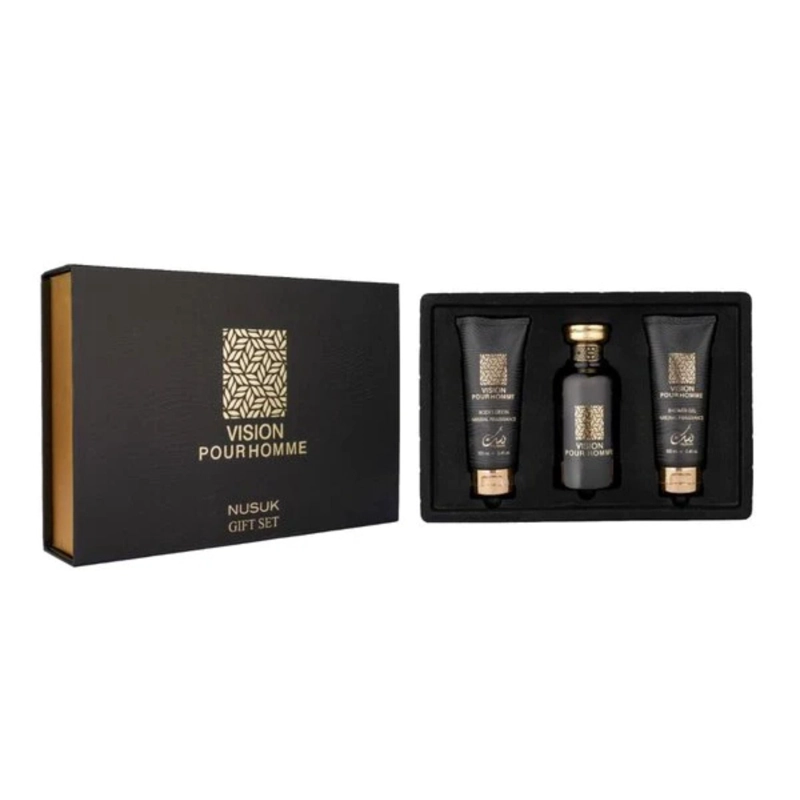 ESTUCHE VISION POUR HOMME NUSUK EDP 100ML +S/G 100ML +B/L 100ML HOMBRE - 1