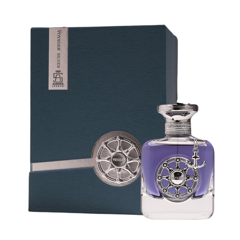 VOYAGER SILVER AURORA SCENTS EDP 100ML HOMBRE - 1