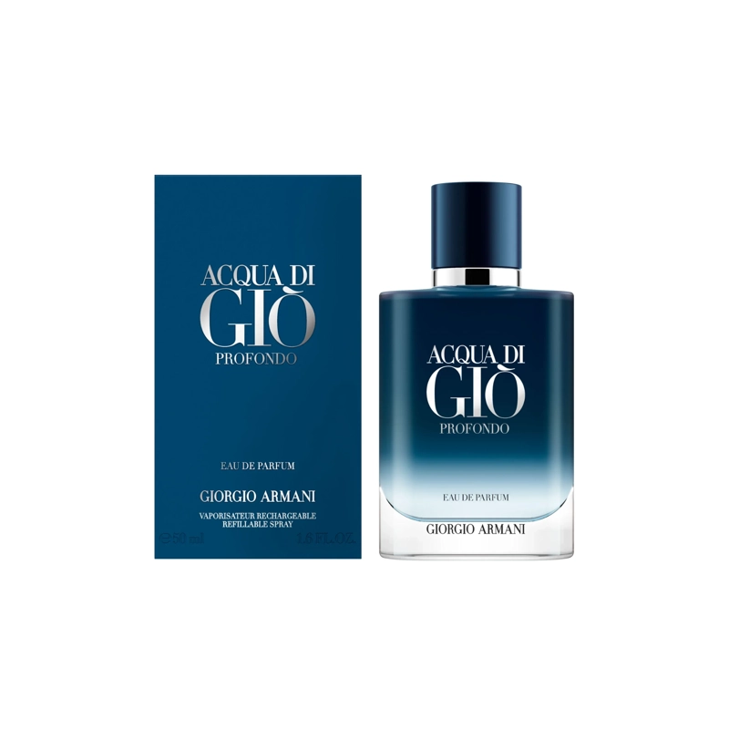 ACQUA DI GIO PROFONDO GIORGIO ARMANI EDP 50ML HOMBRE RECHARGEABLE - 1