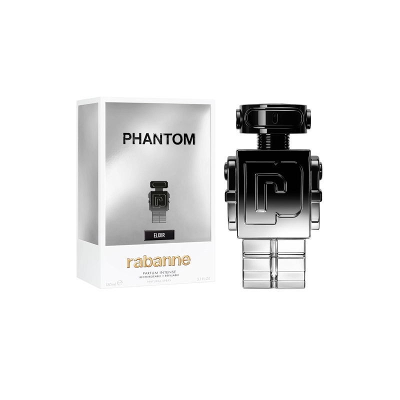 PHANTOM ELIXIR RABANNE PARFUM 150ML INTENSE RECHARGEABLE AND REFILLABLE HOMBRE - 1