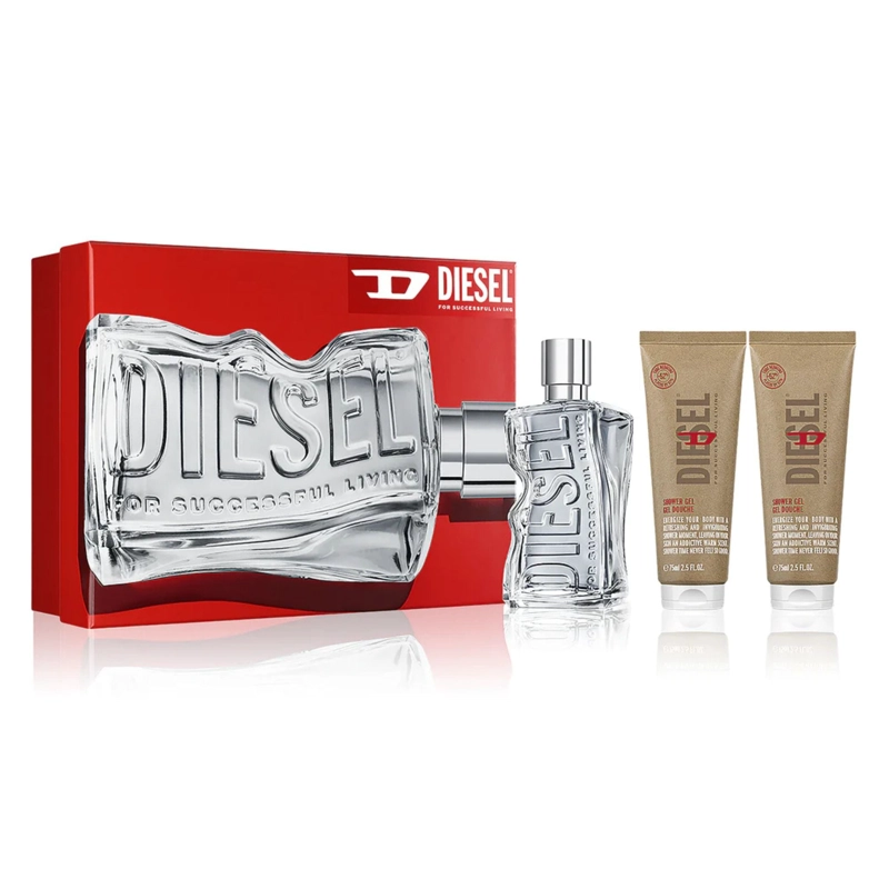 ESTUCHE D DIESEL SUCCESSFUL LIVING EDT 100ML+2X75ML S/G HOMBRE - 1