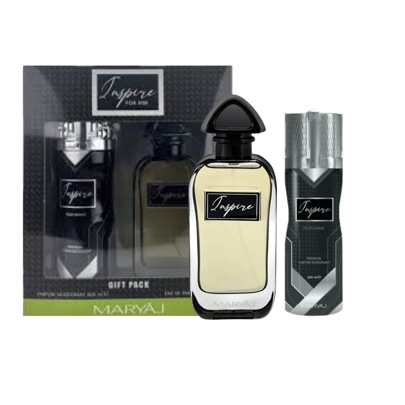 ESTUCHE INSPIRE FOR HIM MARYAJ EDP 100ML +DEO 200ML HOMBRE - 1