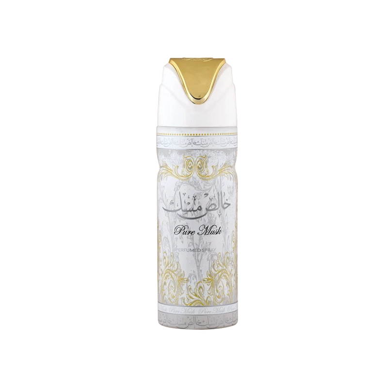DESODORANTE PURE MUSK LATTAFA PERFUMED SPRAY 200ML UNISEX - 1