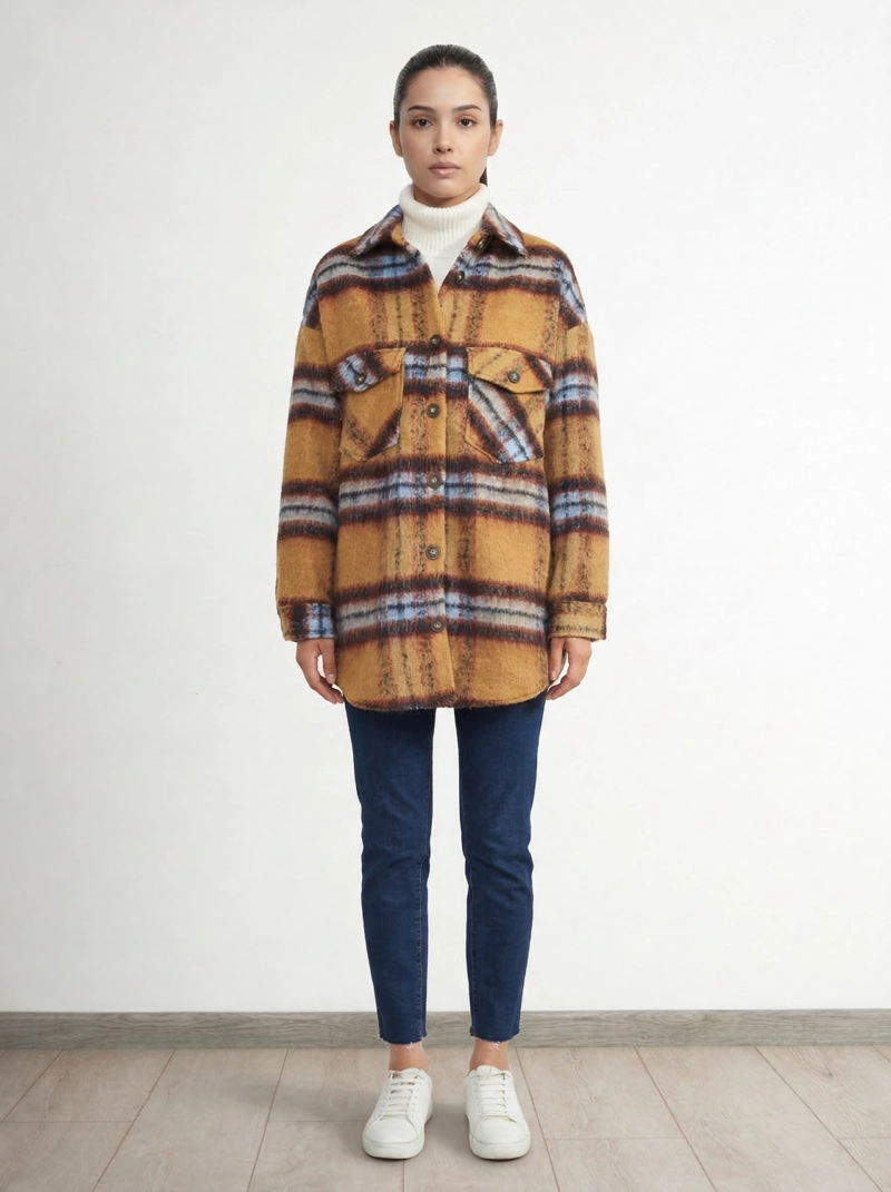 CHAQUETA LEÑADORA CAMEL NICOPOLY