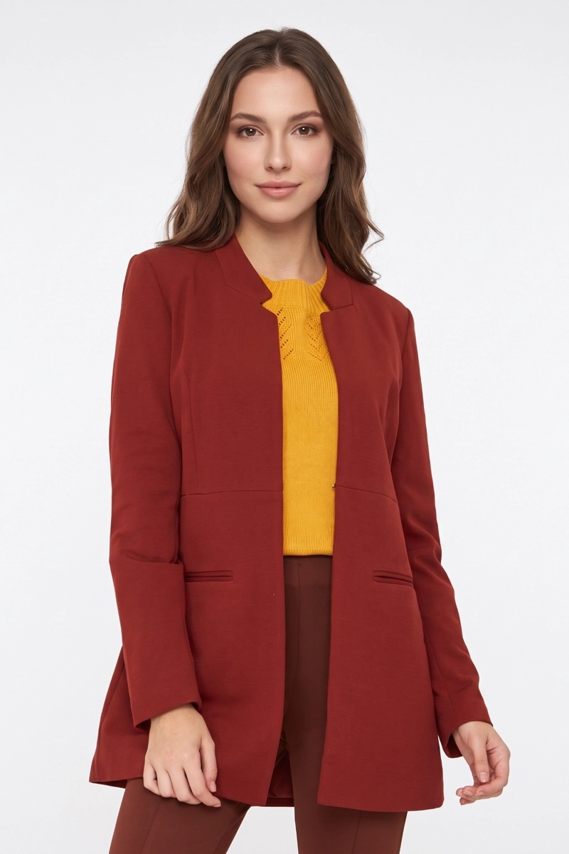 BLAZER LARGO TERRACOTA NICOPOLY - 5