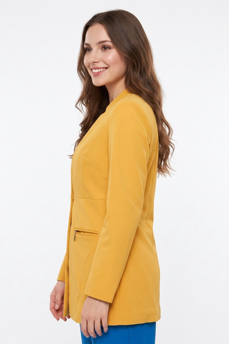 BLAZER LARGO AMARILLO NICOPOLY - 4