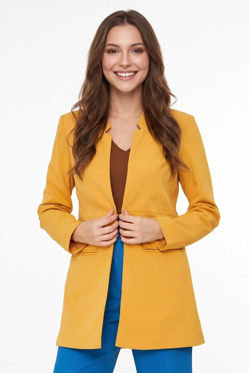 BLAZER LARGO AMARILLO NICOPOLY - 5