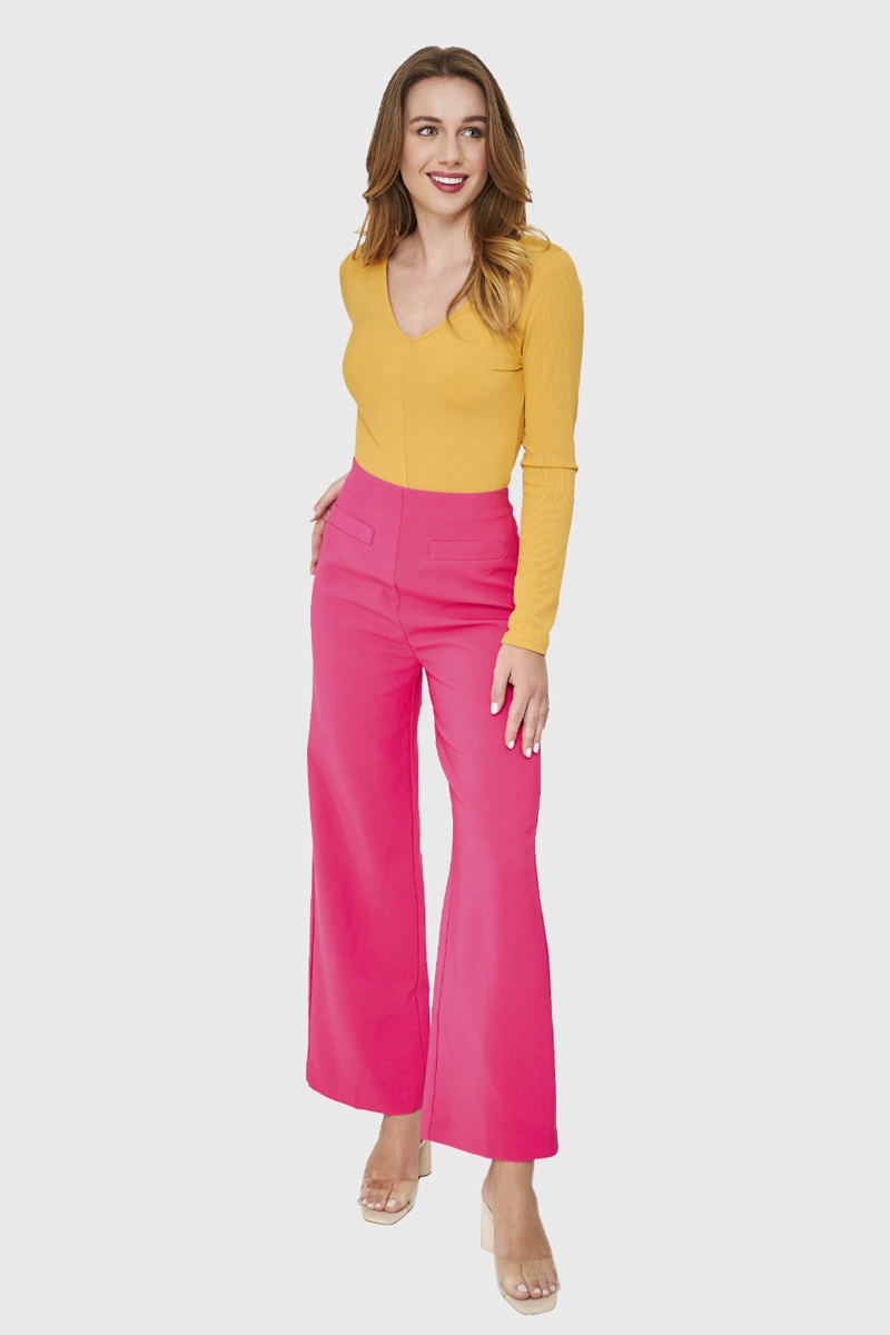 BODY ACANALADO MANGA LARGA AMARILLO NICOPOLY - 2