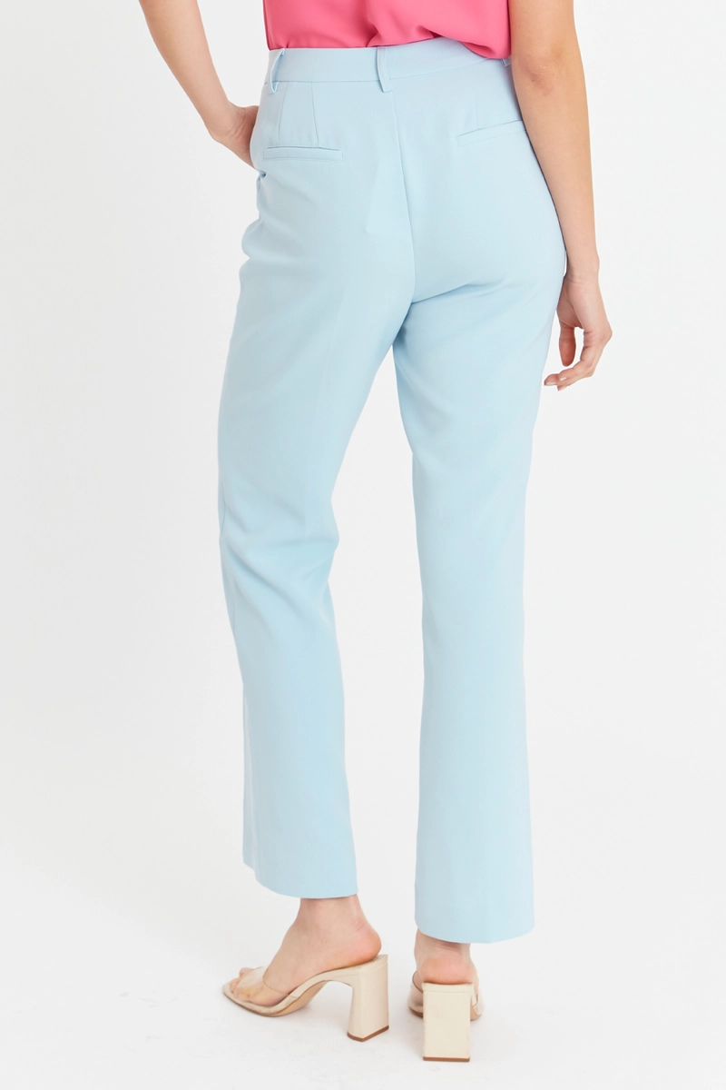 PANTALON ENTALLADO COSTURAS DELANTERAS CELESTE NICOPOLY - 4