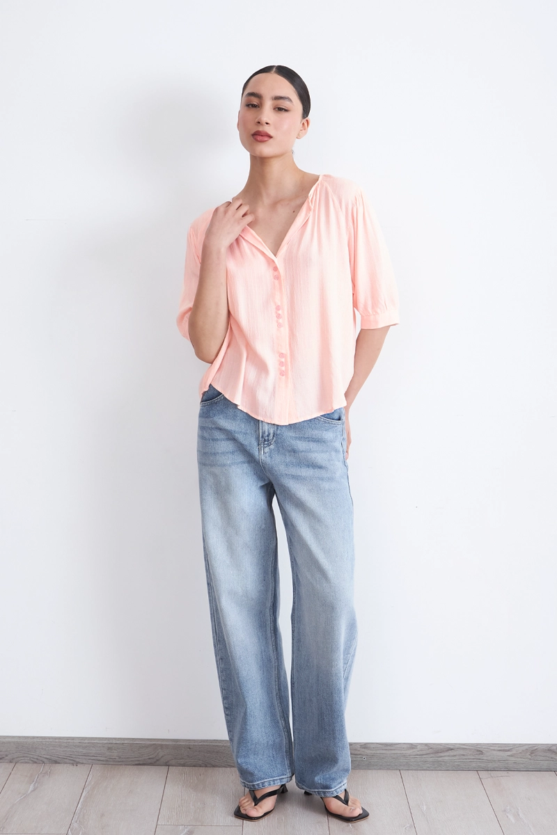 BLUSA HOLGADA ROSADO NICOPOLY - 2