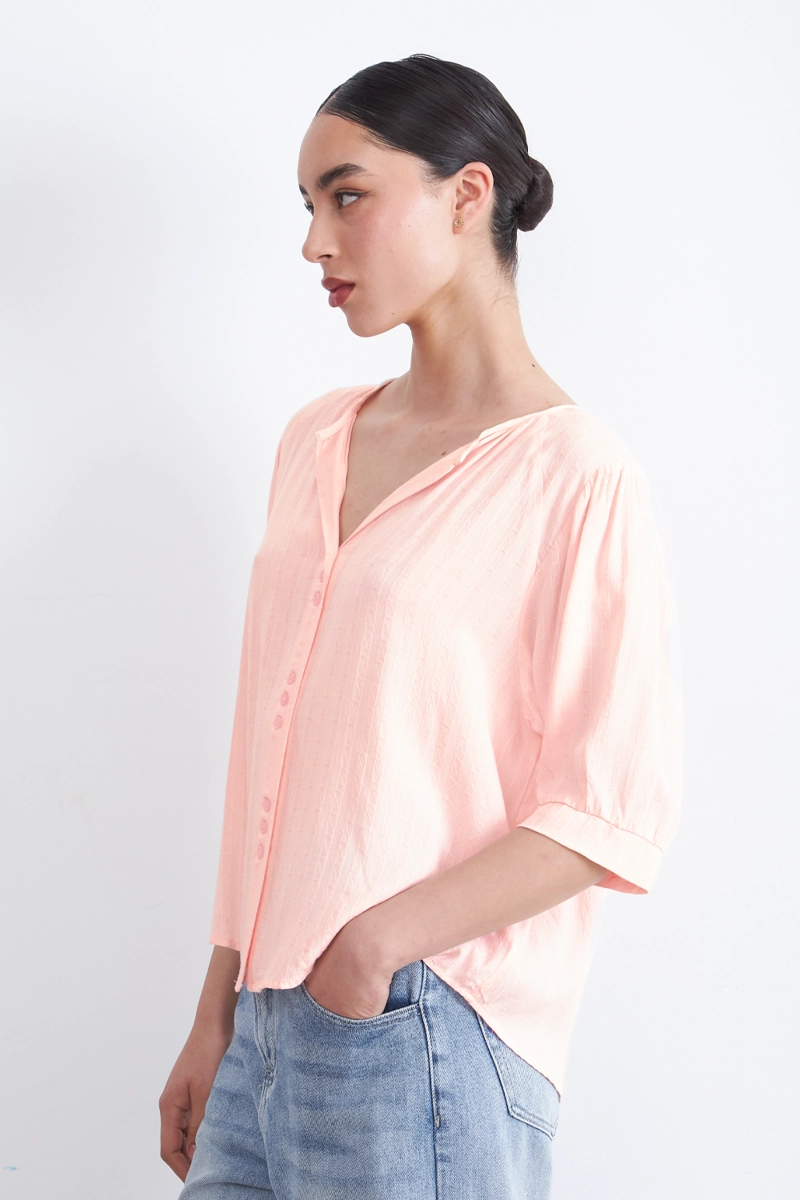 BLUSA HOLGADA ROSADO NICOPOLY - 3