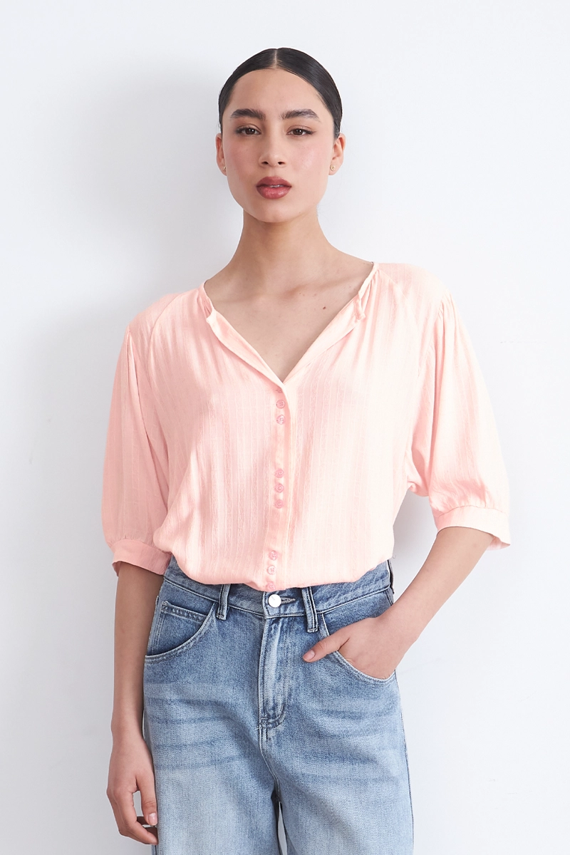 BLUSA HOLGADA ROSADO NICOPOLY - 5