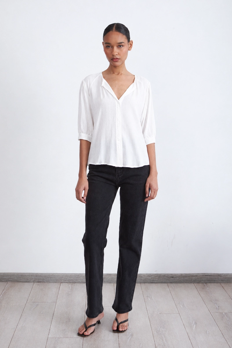 BLUSA HOLGADA BLANCO NICOPOLY - 2